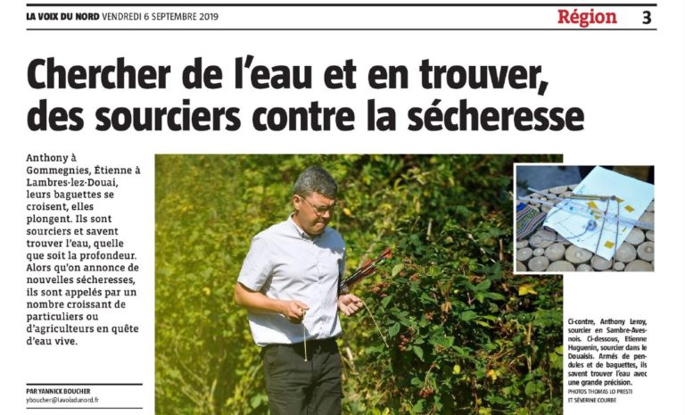 Voix Du Nnord edition lille du 06 septembre 2019 page3 Anthony leroy Sourcier 768x465